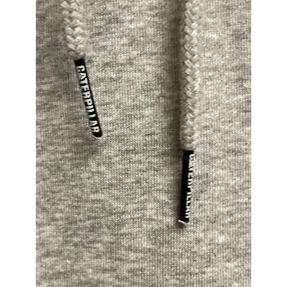 Caterpillar Foundation Men's Hoodie Hooded Sweatshirt Heather Grey Logo Medium - Picture 4 of 5